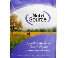 Thức ăn cho chó NutriSource Small & Medium Puppy Chicken & Rice (2,30kgs /gói)
